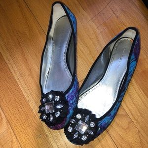 Blue and Purple Adrienne Vittadini Flats